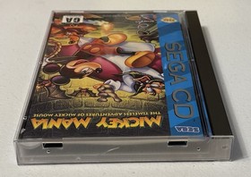 Mickey Mania: The Timeless Adventures of Mickey Mouse Sega CD 1994 W/reg Card