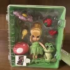 NIB - Disney Animators Collection Tinker Bell Mini Doll Playset with Accessories