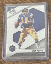 2021 Panini Mosaic Dan Fouts #112 Mosaic White Prizm /25
