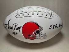 Greg Pruitt Signed Cleveland Browns Logo Football JSA Witness Hologram