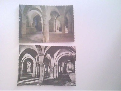 Lund. Schweden. 2 x alte AK. Domkyrka. Krypta. Alte AK.
