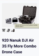 Nanuk 920 Hard Case for DJI Air 3S Fly More Combo with drone Black