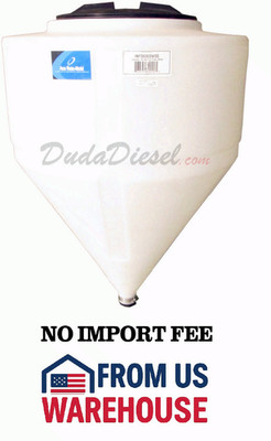 Duda Energy C30 30 Gallon Cone Bottom Tank No Stand HDPE Storage Tank