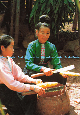 D139638 7 Dan toc it nguoi Tay Bac Vietnam Schwarz Thai Volk Son La Prov Tuyet