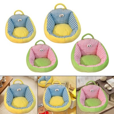 Kids Sofa Chair Kinder Bodenmatte Sessel Sofa Stuhl mit Rückenpolster Plüsch