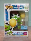Funko Pop! Muppet Babies Baby Kermit (Flocked) #1696 W/Protector