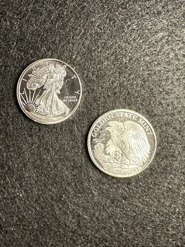 Walking Liberty 1/10 oz .999 fine Silver round - Golden State Mint