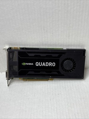NVIDIA Quadro K4000 GPU Graphics Video Card 3GB GDDR5 1x DVI 2x Displayport