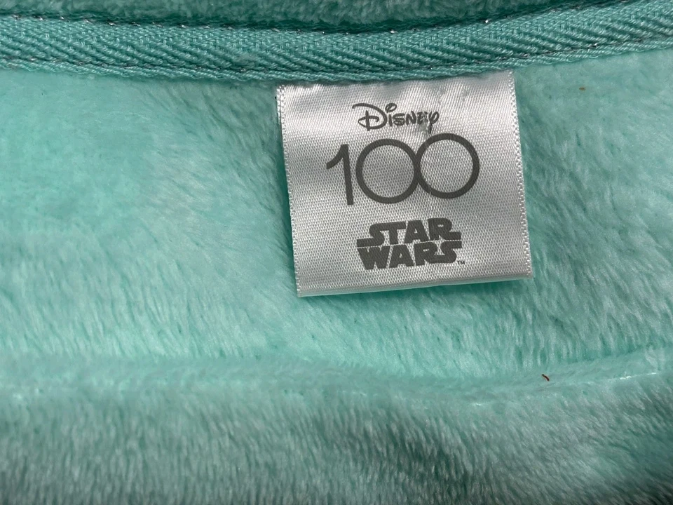 Disney Baby Yoda Star Wars Pajama Top Womens XL Turquoise Ultra Soft Sleepwear  - Image 3 of 4