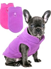 Dog Sweater with Leash Ring Winter Warm Pet Sweater Thick Clothes Coat