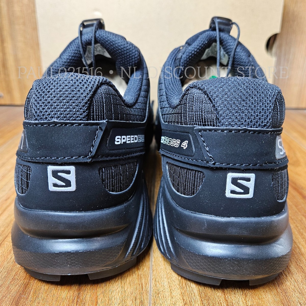 SALOMON Men's Speedcross Trail Running Shoes Hiking Fit Black