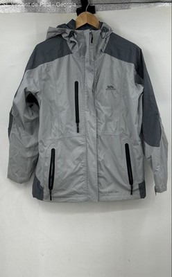 Trespass Full Zip Lightweight Jacket Men's Large Gray Outdoors
