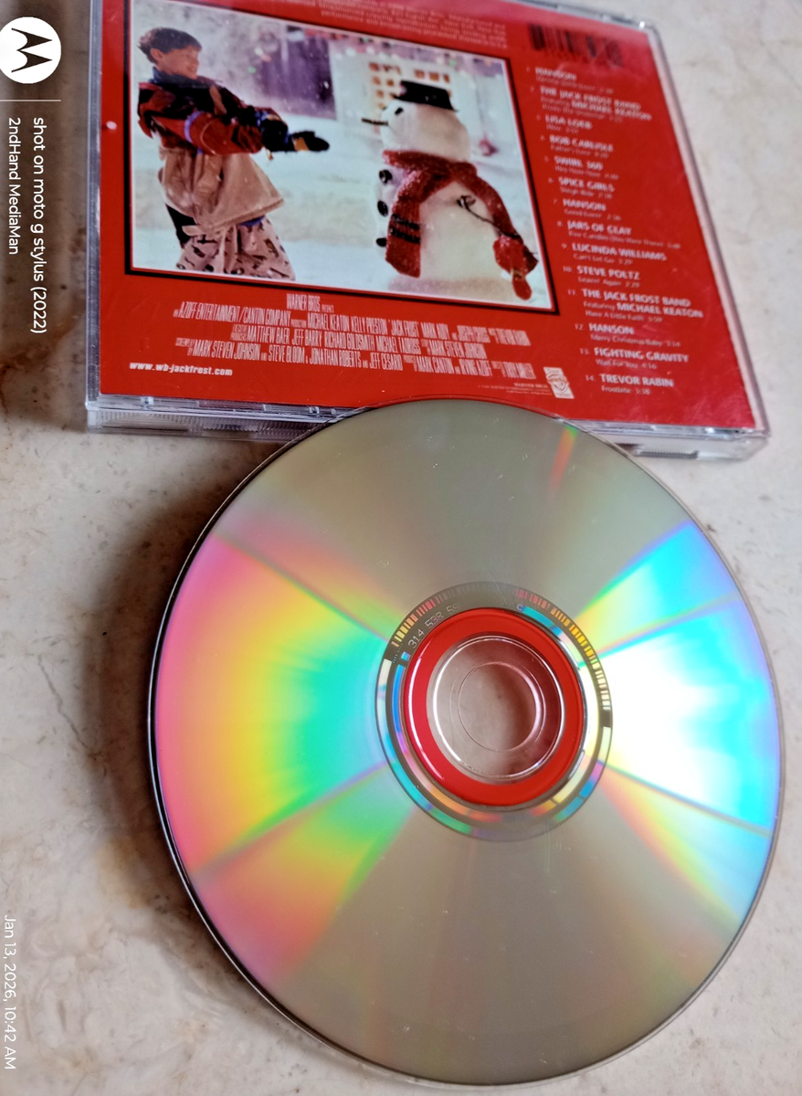 1998 JACK FROST MUSIC FROM THE MOTION PICTURE SOUNDTRACK CD
