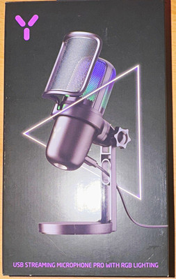 imtron IMI 3000-BK USB Standmikrofon RGB Kardioid Popfilter Tap-to-Mute