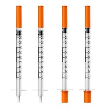 U-100 Syringe with 31G 5/16" (8MM), 1cc 31 Gauge Disposable Individual Sterile P