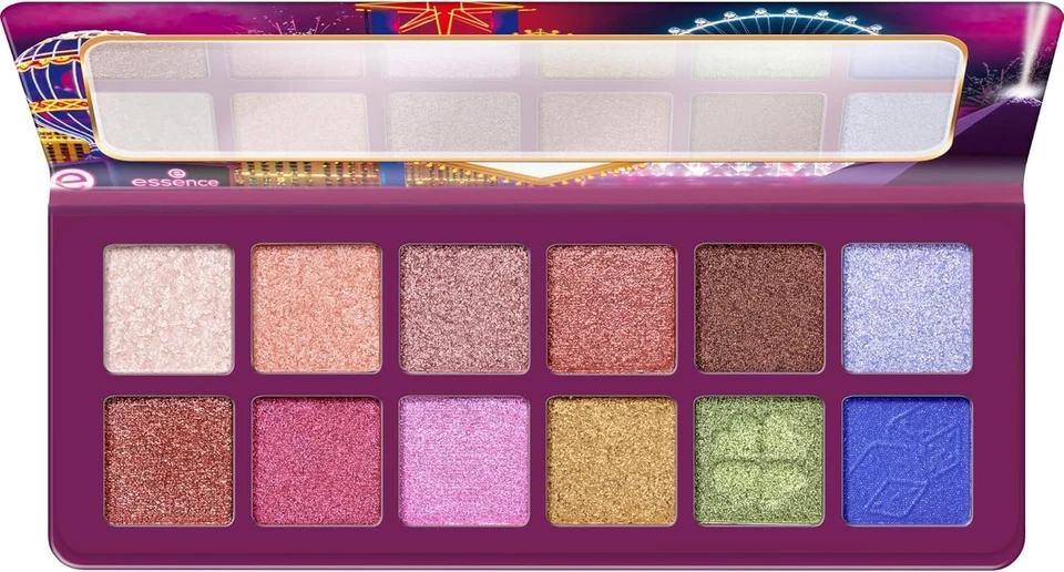 Essence Sin City Eyeshadow Palette – 12 Bold Shimmers Vegas-Inspired Colors - Image 2 of 2
