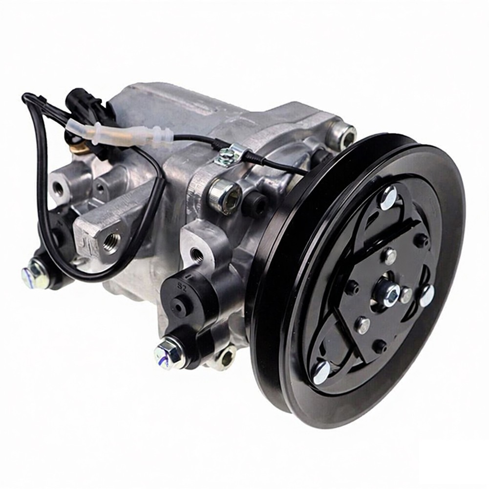 A/C Compressor 447260-5351 for Kubota KX080-3 KX121 KX121-3 Denso SV06E 12V .