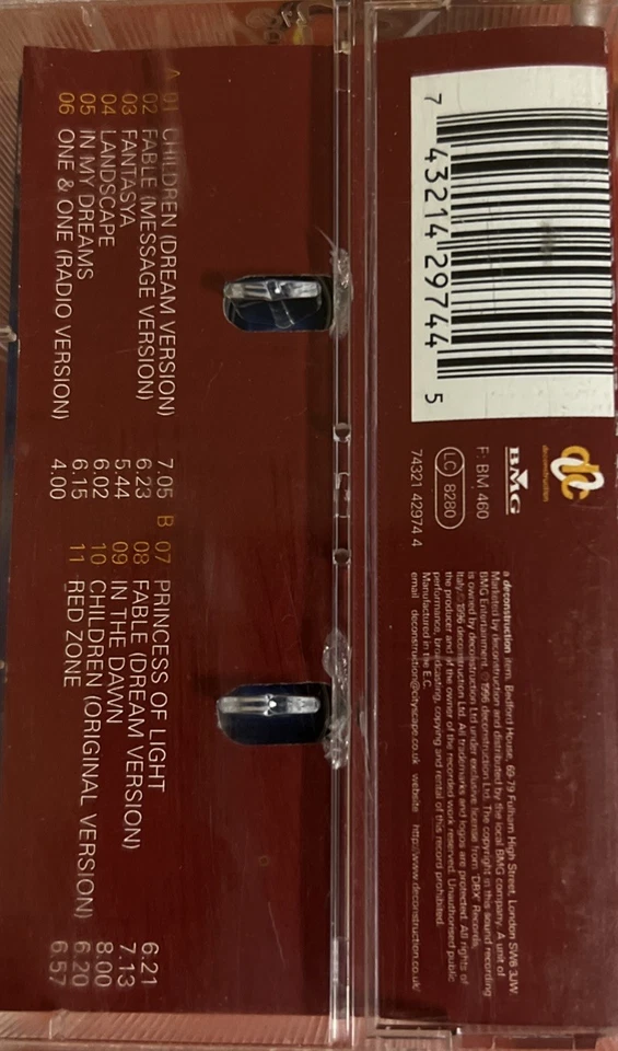 ROBERT MILES - Dreamland - 1996 UK Cassette - Image 2 of 2