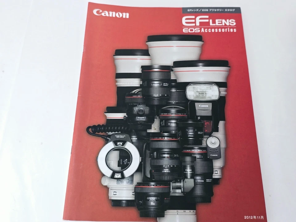 🌸[MINT] Canon EF Lens EOS Accessories catalog 2012/11 From Japan - Image 2 of 4