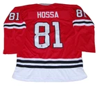 MARIAN HOSSA signed (CHICAGO BLACKHAWKS) custom hockey jersey BECKETT BW61025