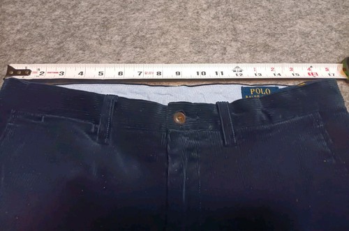 Polo Ralph Lauren Stretch Classic Fit Men's 32x28 Blue Corduroy Pant (tag32x30) - Picture 5 of 7