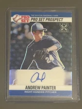 2021 Leaf Pro Set Blue Refractor 29/35 Andrew Painter RC AUTO