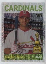 2021 Topps All-Star Rookie Cup Base Image Holofractor 74/99 Albert Pujols 7ut