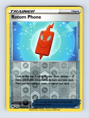 Rotom Phone - Champion's Path 64/73 - Reverse Holo - NM - Pokémon
