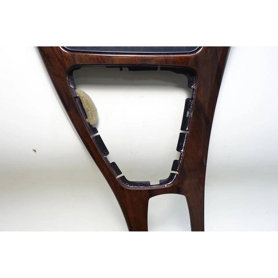 09-12 BMW E90 Serie 3 Consola Central Delantera Cubierta Madera Raíz Nogal Foto 3 de 4