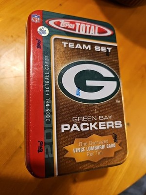 2005 TOPPS TOTAL. GREEN BAY PACKRERS TEAM SET, SEALED TIN, NEW