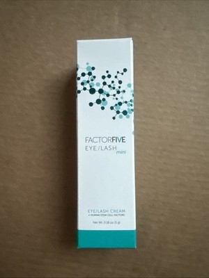 FactorFive Eye/Lash Mini Cream + Human Stem Cell Factors .18 oz