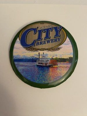 La Crosse City Brewery Pin Back Button P76