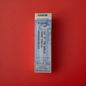WORLD TRADE CENTER OBSERVATORIES DECK STUDENT TICKET  AUGUST 14, 2001