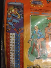 VINTAGE SUPERMAN VS DARKSEID WINDSOCK STILL SEALED 1985