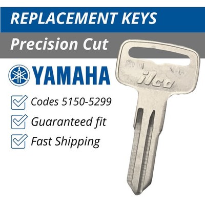 Yamaha Rhino Viking YXZ Wolverine Keys Replacement Key Cut to Code