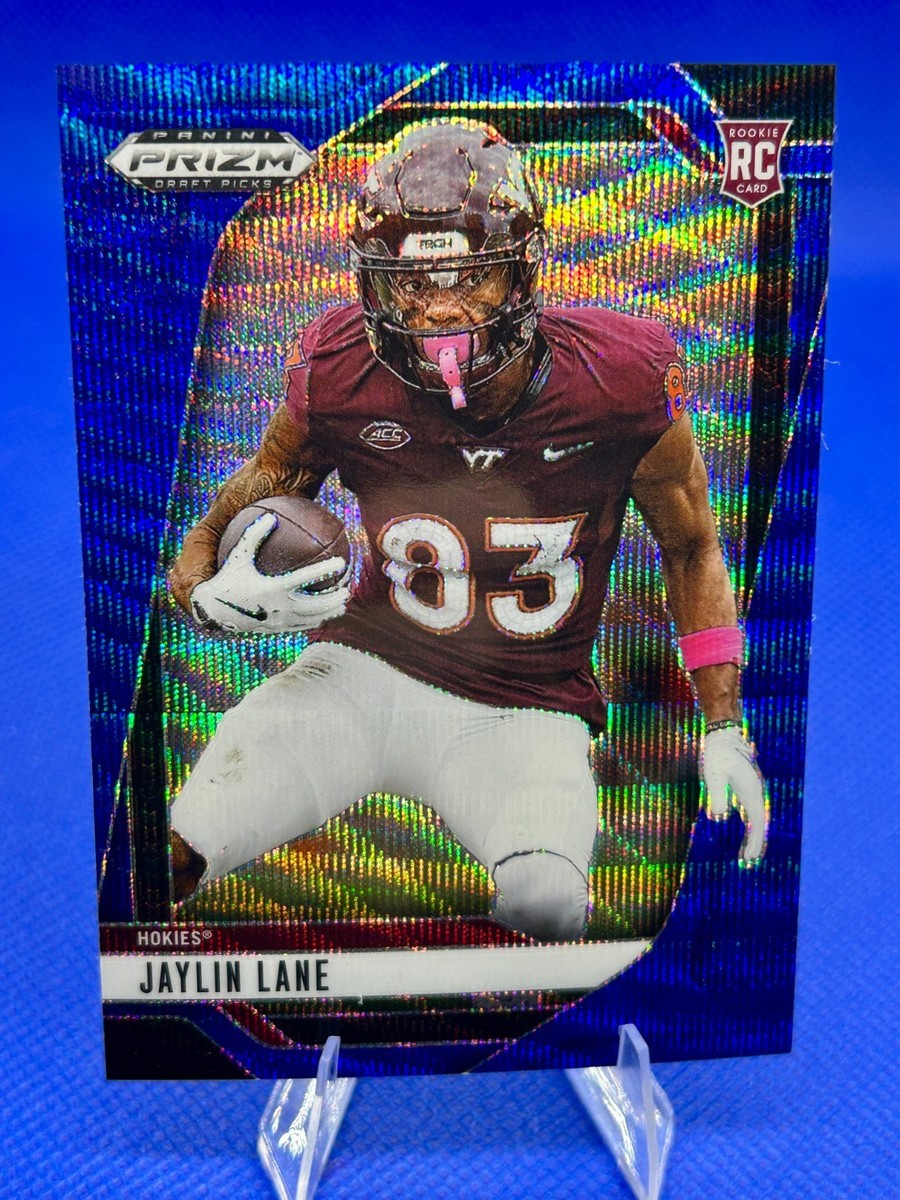 2025 Prizm Draft Picks Football Jaylin Lane #147 Blue Wave Prizm