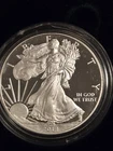 2014w LIBERTY EAGLE PROOF SILVER COIN 99.9% SILVER W/ BOX  Many Photos Come C.