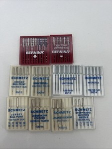 Bernina and Schmetz Sewing Machine Needles Lot of 8 packs