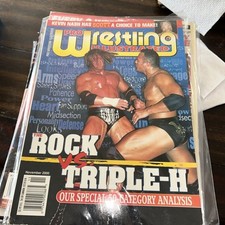 Pro Wrestling Illustrated PWI Magazine November 2000 The Rock VS Triple-H