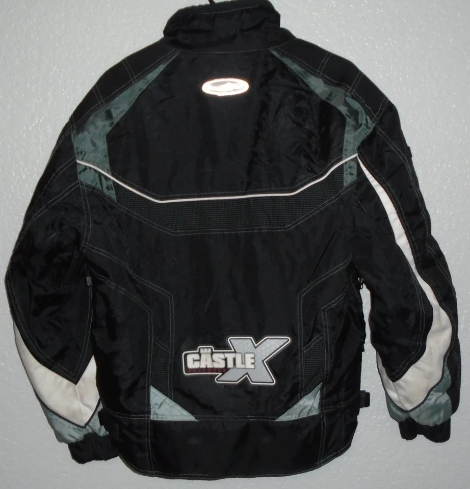 Chaqueta Castle X para hombre XS negra moto de nieve Foto 2 de 3