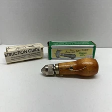 Vintage The Speedy Stitcher Sewing Awl W/ Box Instructions -Missing Needle- USA