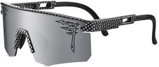 Two Sizes Baseball Sunglasses for Adults and Youth Boys Girls Kids UV400 Men Wom