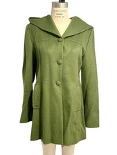 Inca's Inc 100 Baby Alpaca Hooded Coat Jacket - MEDIUM Hand Made Peru