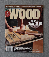 WOOD Better Homes  Garden Magazine 300 Dec 2024 / Jan 2025 Saw Sled