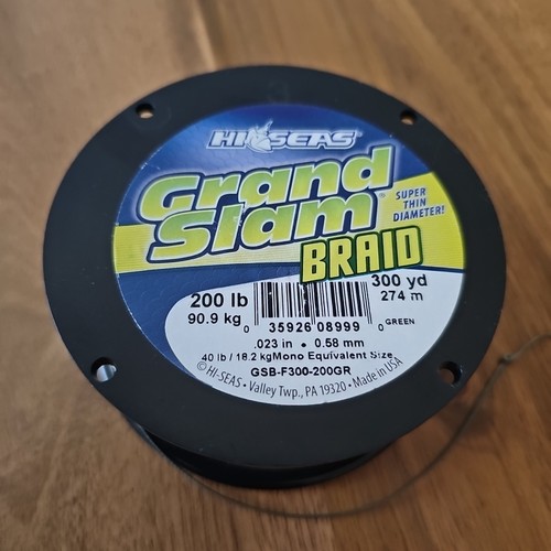Hi SEAs Grand Slam Brain (super Thin Dia.) 200lbs and 300yrds - Picture 1 of 6