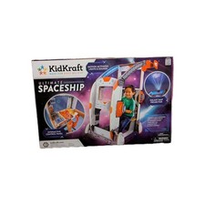 KidKraft Ultimate Spaceship Wooden Pretend Play Set with Lights  Sounds New