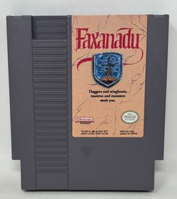 NES Nintendo - Faxanadu - CIB Complete in Box w/ Manual - Tested (1989)