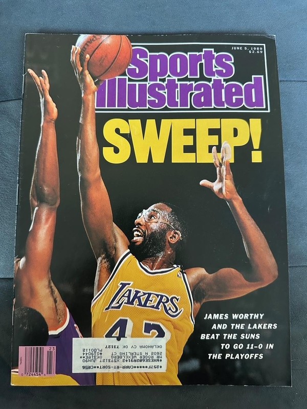 James Worthy Sports Illustrated, June 5, 1989