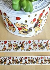 7/8, 1.5  3" 1 YD Winnie The Pooh Grosgrain Ribbon Piglet Honey Jar Pooh Bear