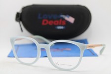 NEW ARMANI EXCHANGE AX 3104 8160 BLUE GOLD GUNMETAL AUTHENTIC EYEGLASSES 53-19